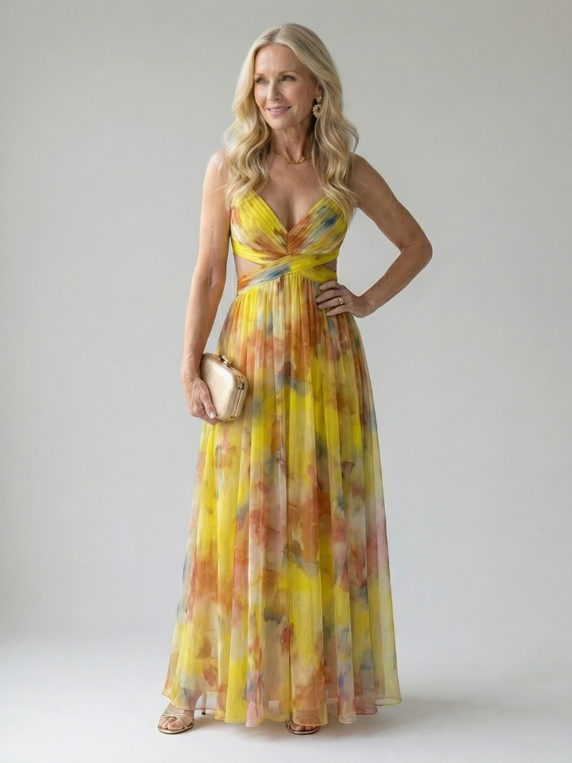 Isel | Robe Maxi Croisée Douce