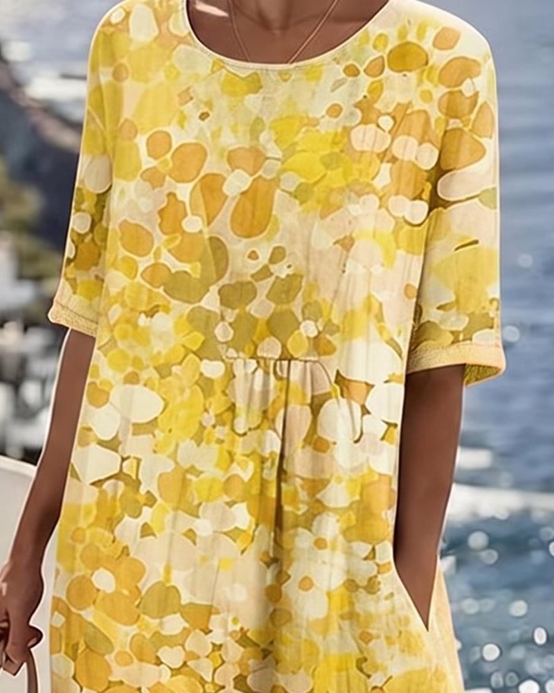 Fleuré - Robe Midi Imprimée