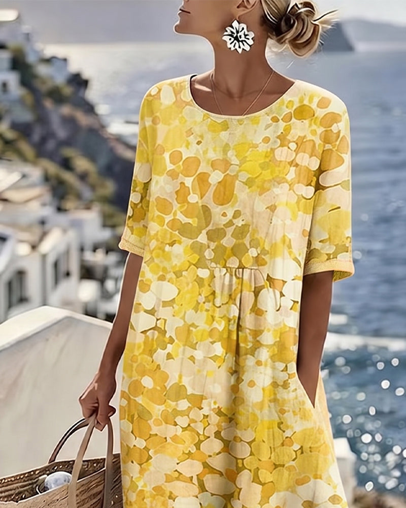 Fleuré - Robe Midi Imprimée