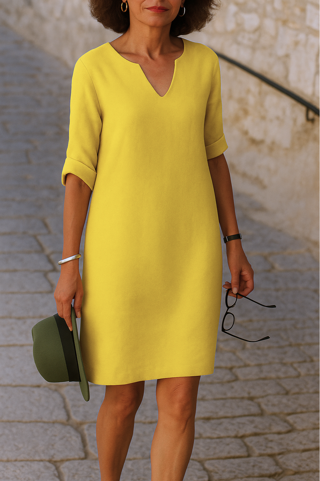 Pamela™ | Robe élégante à décolleté en V