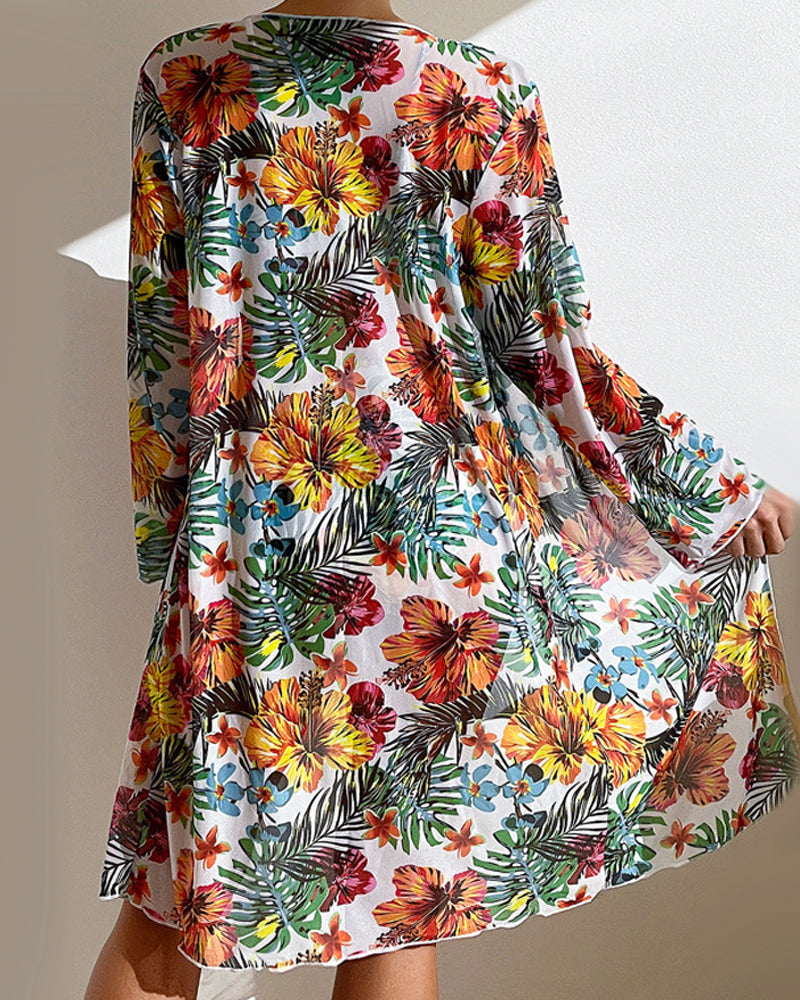 Paloma™ | Bikini avec jupe à fleurs