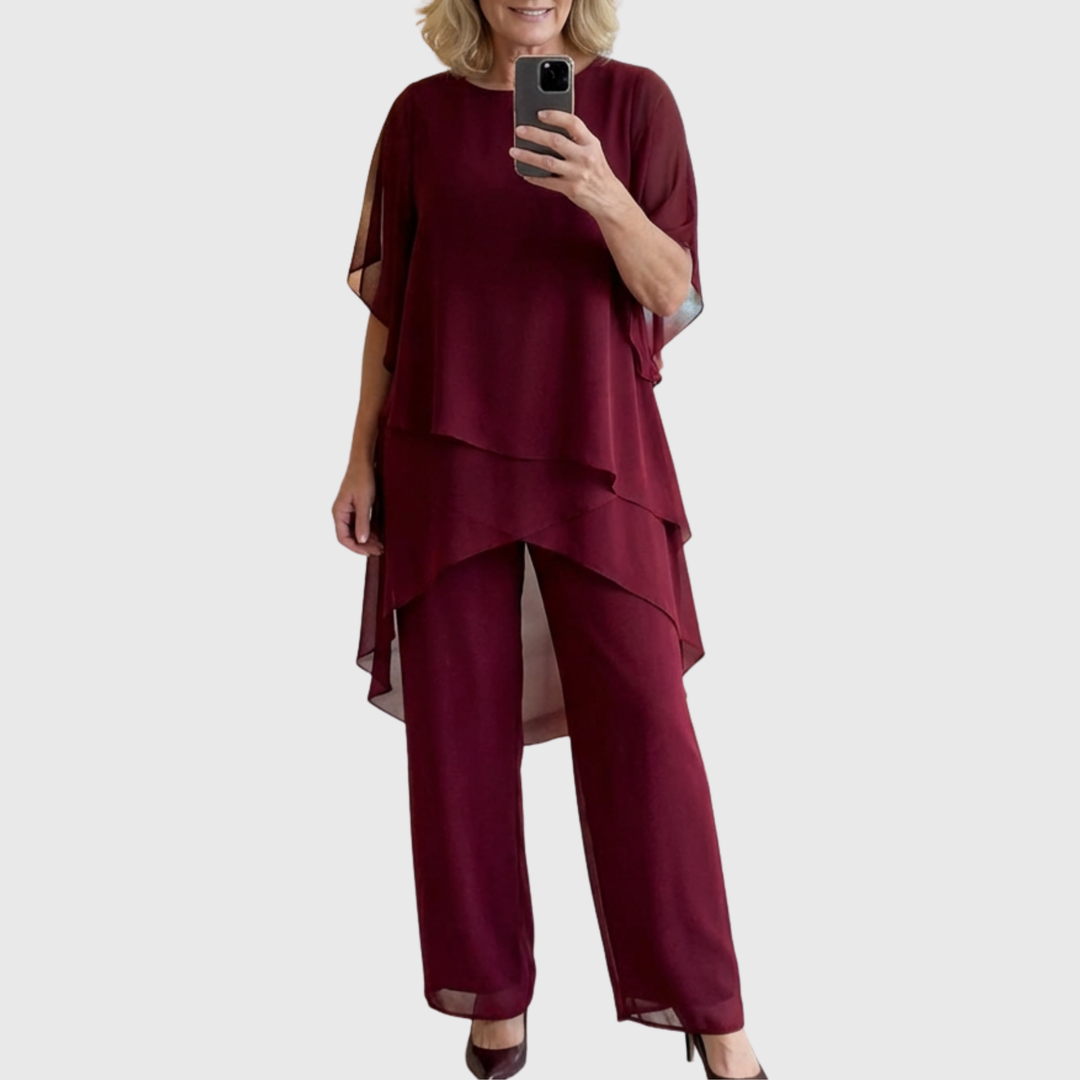 Linda | Ensemble palazzo drapé