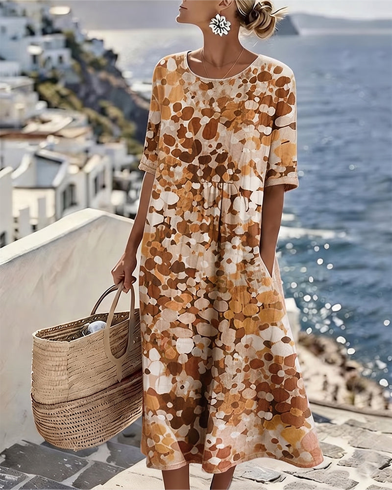 Fleuré - Robe Midi Imprimée