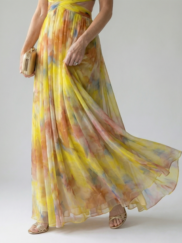 Isel | Robe Maxi Croisée Douce
