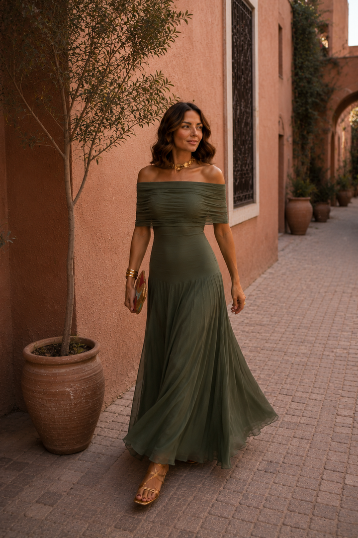 Robe de Toledo en vert