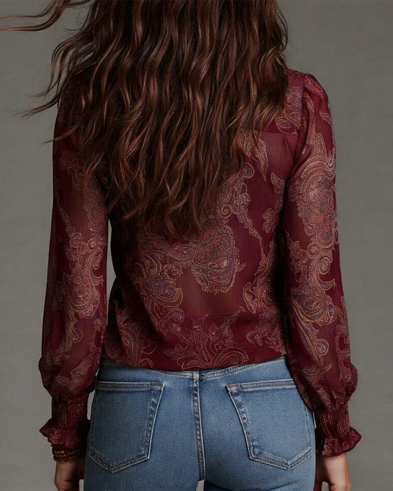 LA KIM - BLOUSE À 1/2 ZIP
