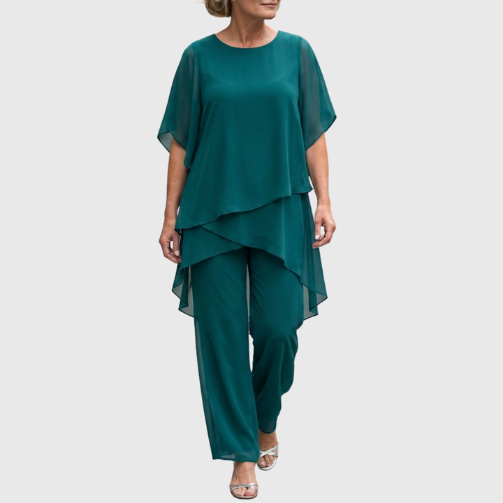 Linda | Ensemble palazzo drapé