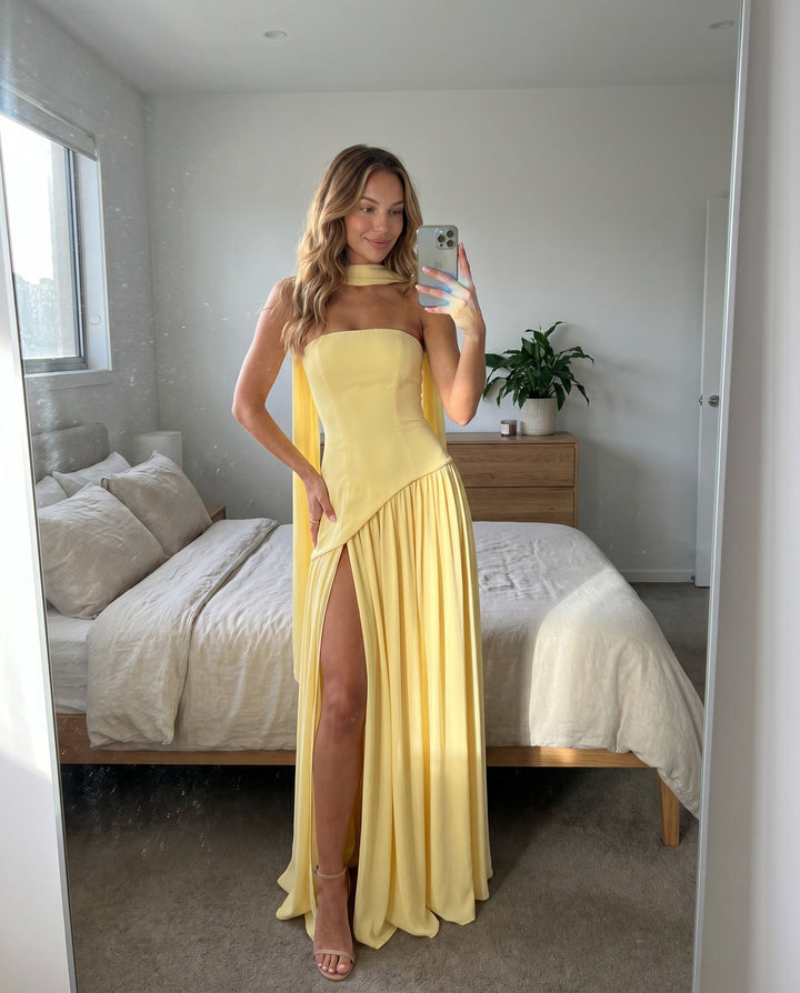 Robe dos croisé