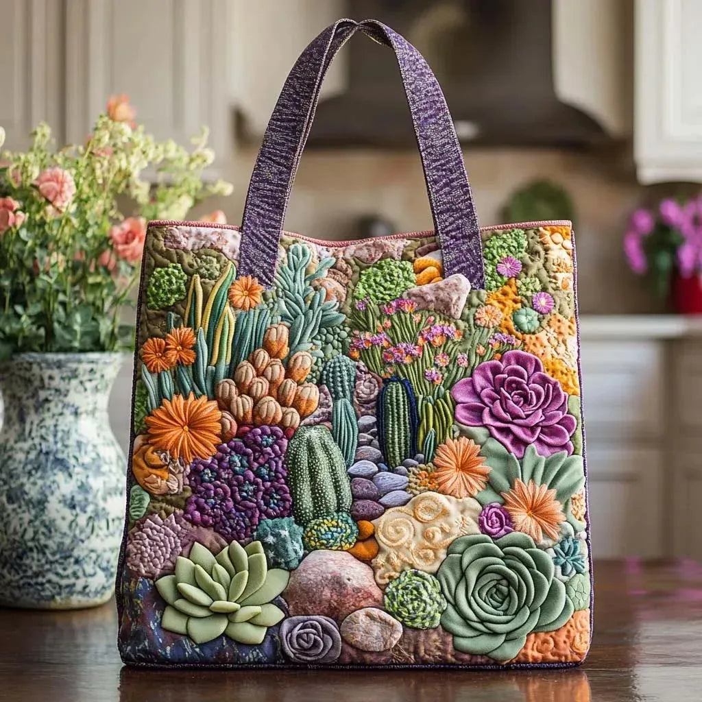 Sac Artisanale Jardin de Succulentes