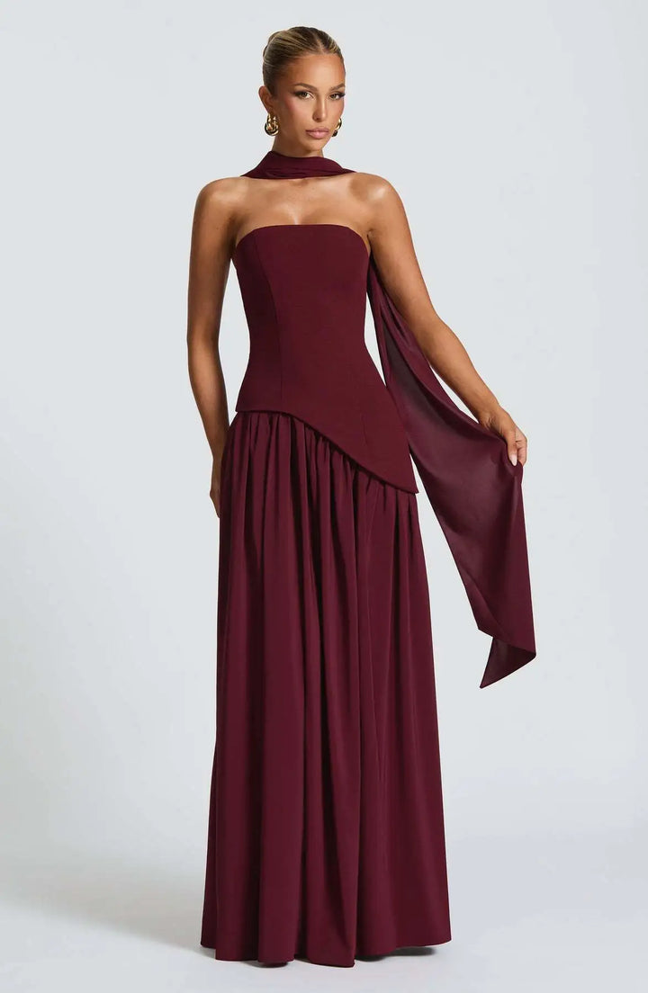 Robe dos croisé