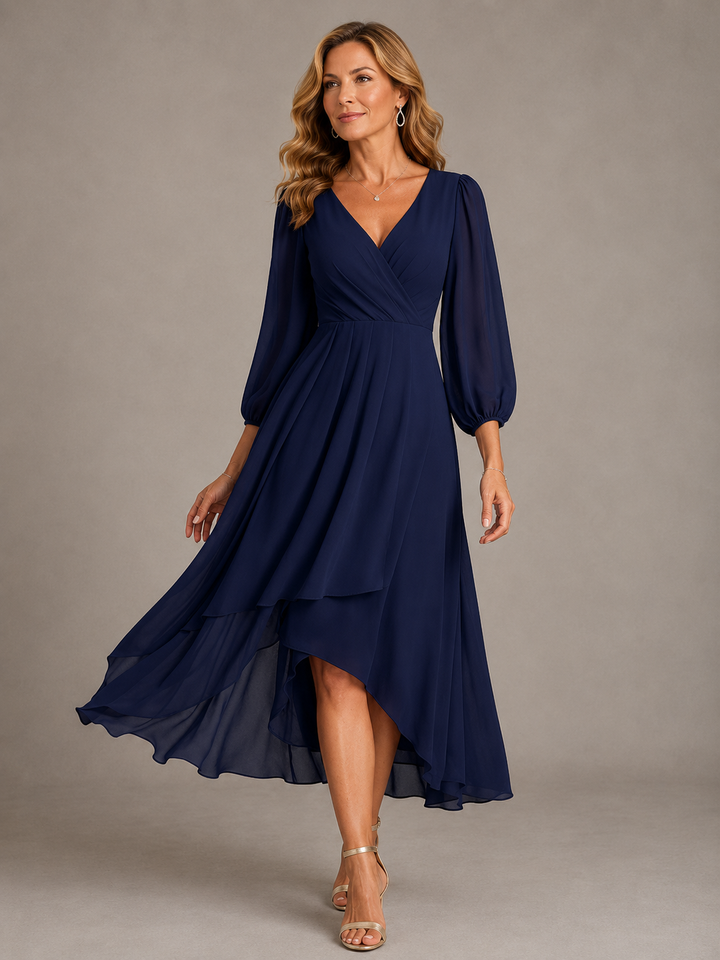 Mia™ | Robe longue élégante à décolleté en V