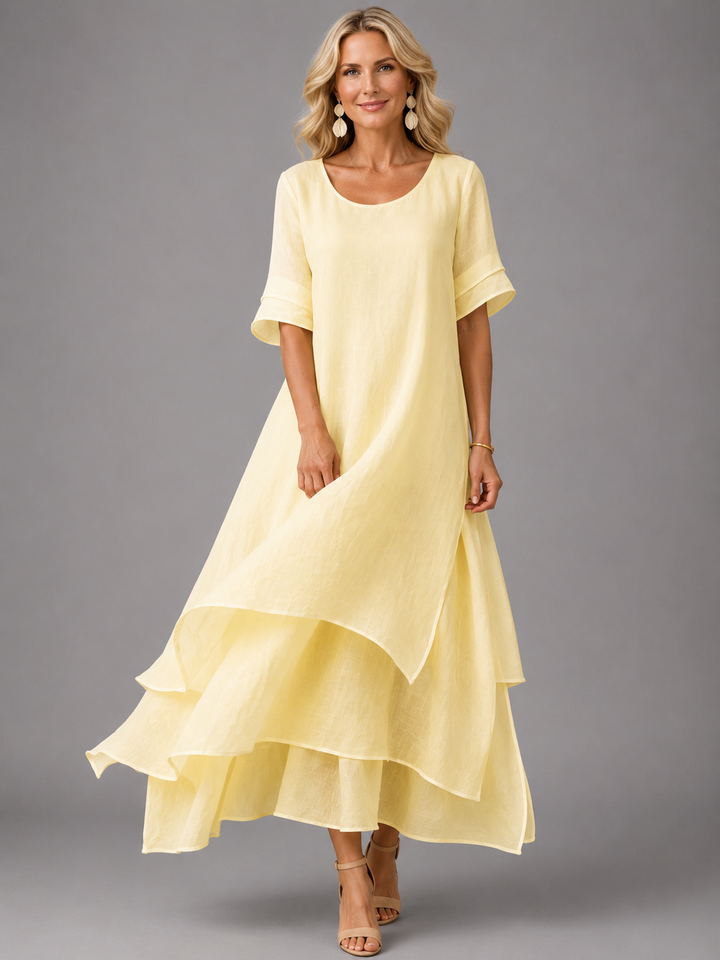 Liora™ | Robe Maxi Grâce Flottante