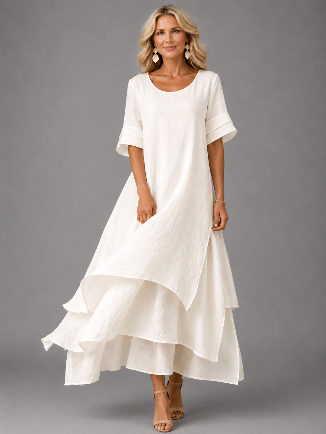 Liora™ | Robe Maxi Grâce Flottante