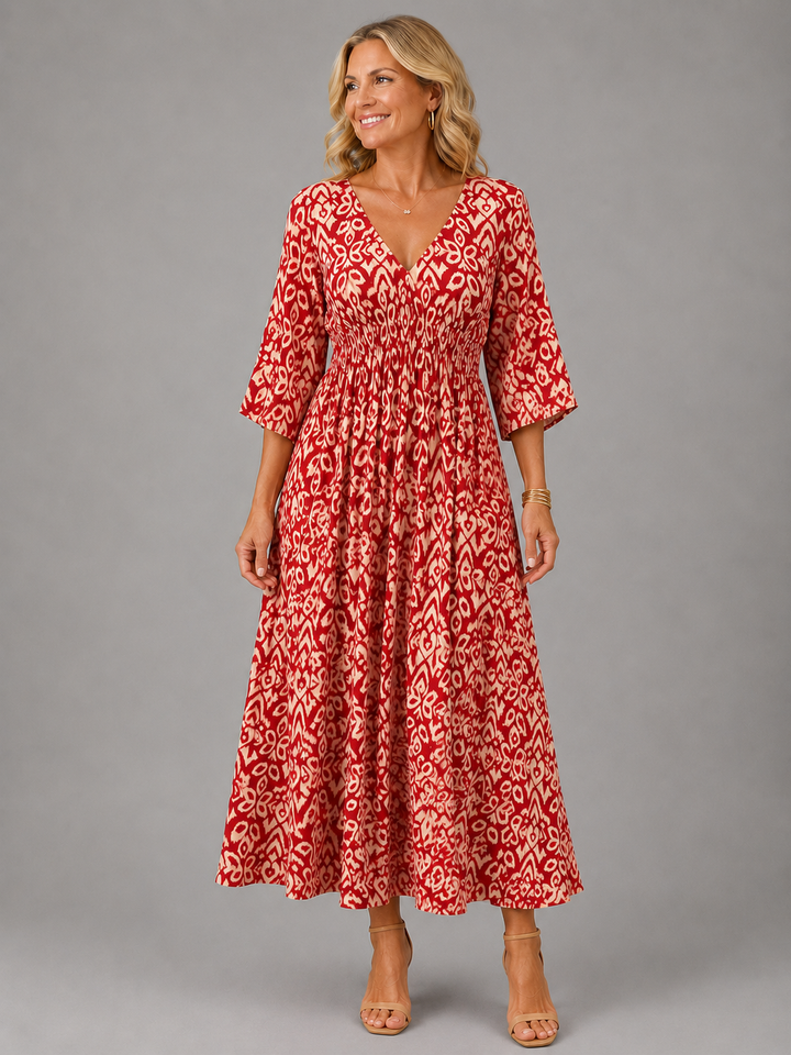 Althea™ | Robe Midi Boho Chic