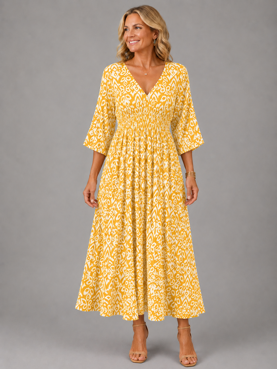 Althea™ | Robe Midi Boho Chic