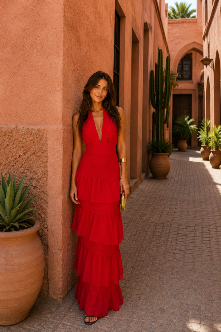 Robe Manila en rouge
