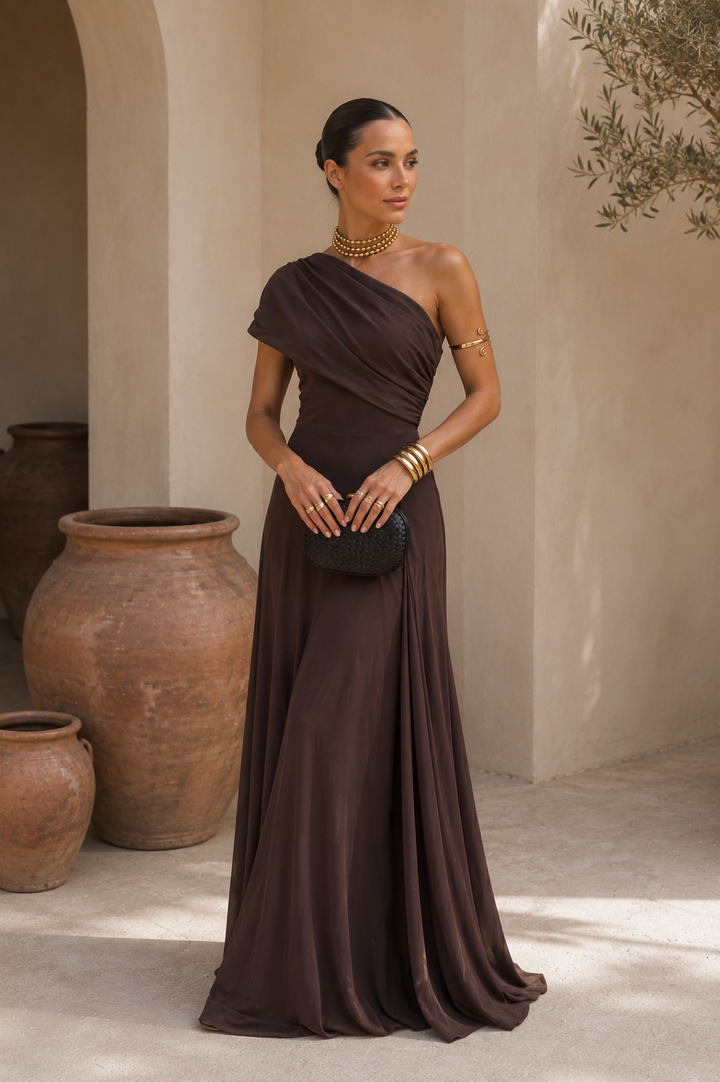 Robe Toledo en couleur marron