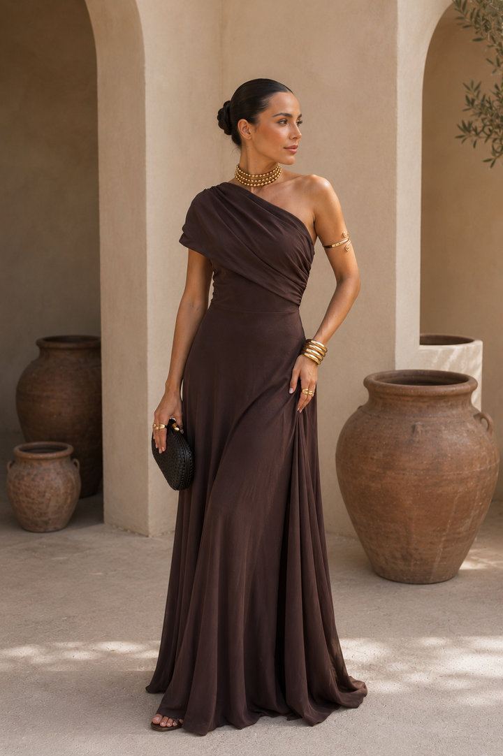 Robe Toledo en couleur marron