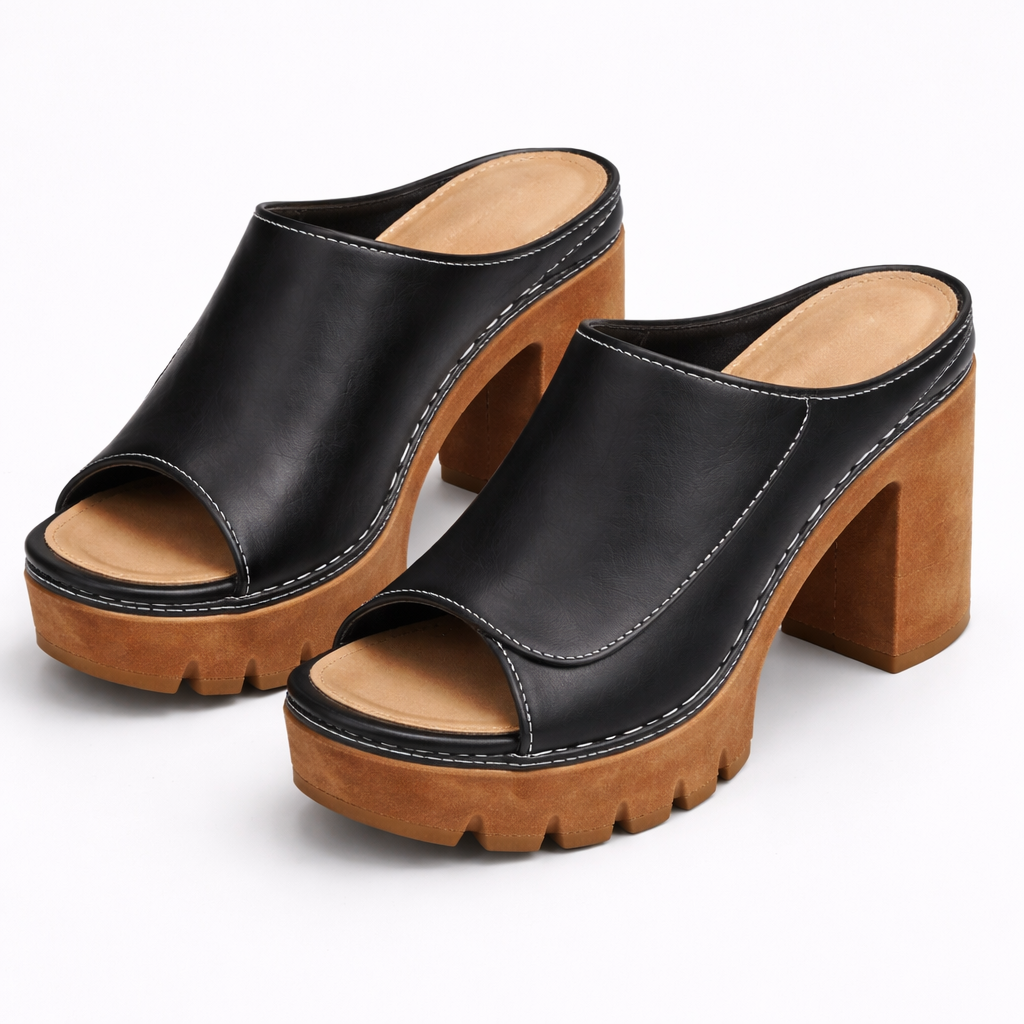Mizella | Sandales à plateforme élégantes avec talon bloc