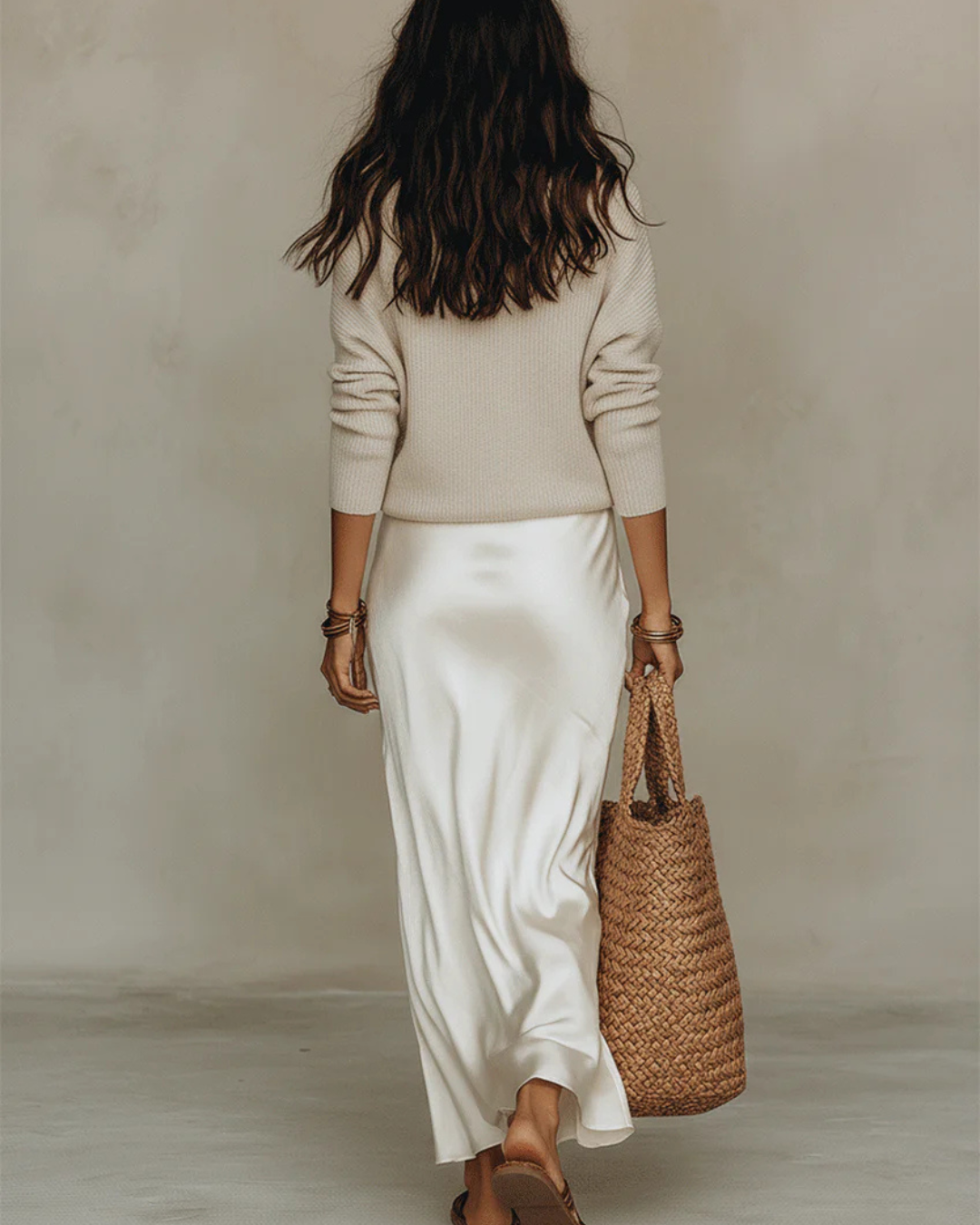 Elena | Robe midi en avec pull inclus