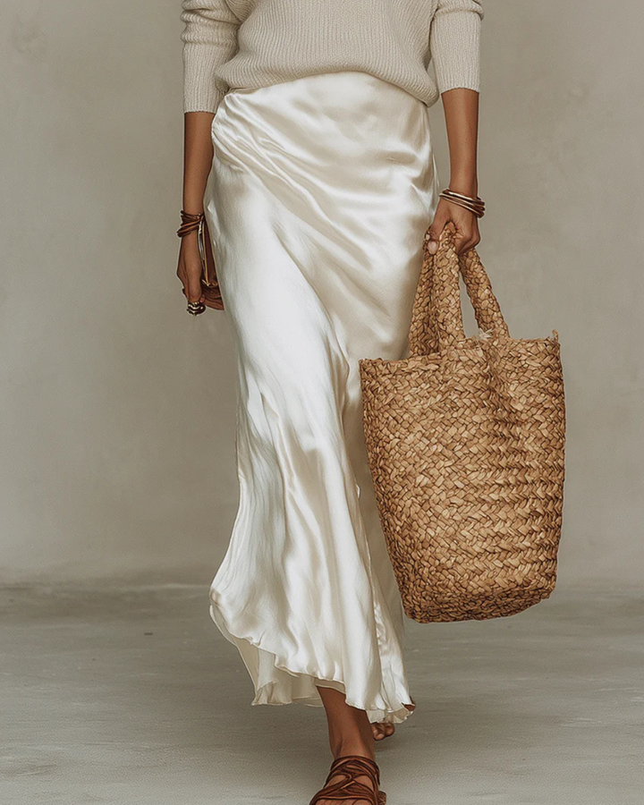 Elena | Robe midi en avec pull inclus