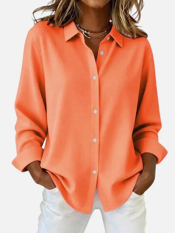 Melanie™ | Blouse élégante boutonnée