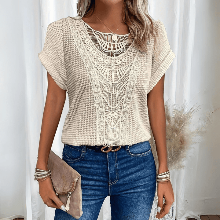 Esmie™ | Top bohème chic ajouré