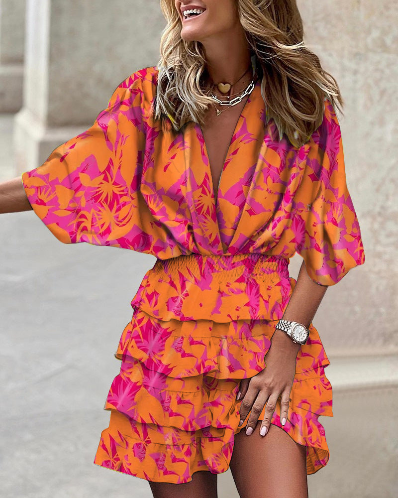 Soraya | Robe Florale Élégante