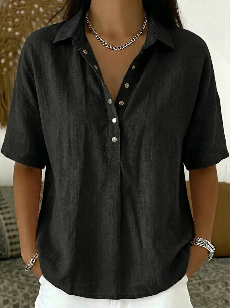 Willow | Blouse avec Col et Boutons