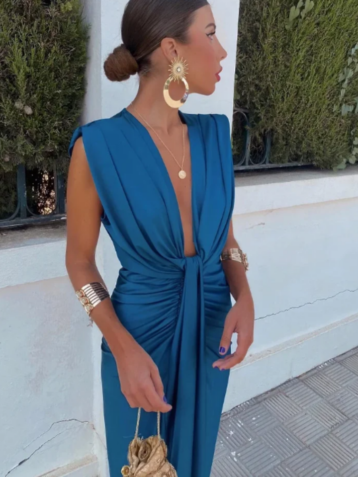 Leonora™ | Robe Élégante Décolletée