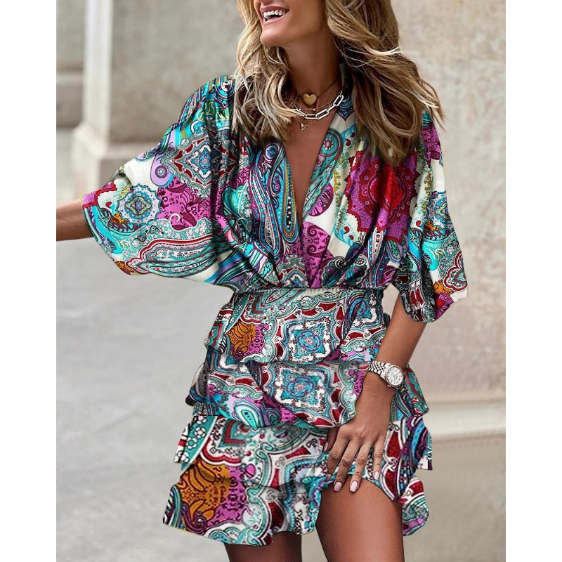 Soraya | Robe Florale Élégante