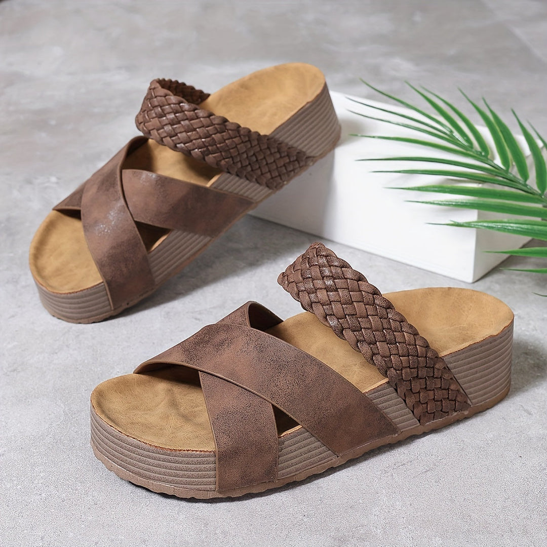 Sandales d'Élégance Tissée