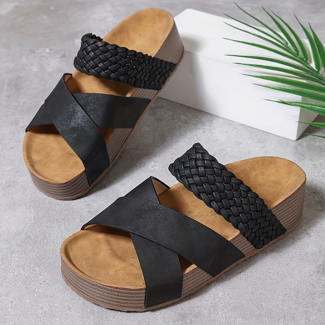 Sandales d'Élégance Tissée