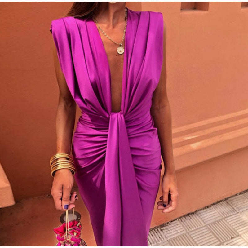 Leonora™ | Robe Élégante Décolletée