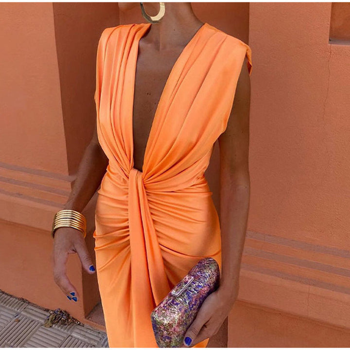 Leonora™ | Robe Élégante Décolletée