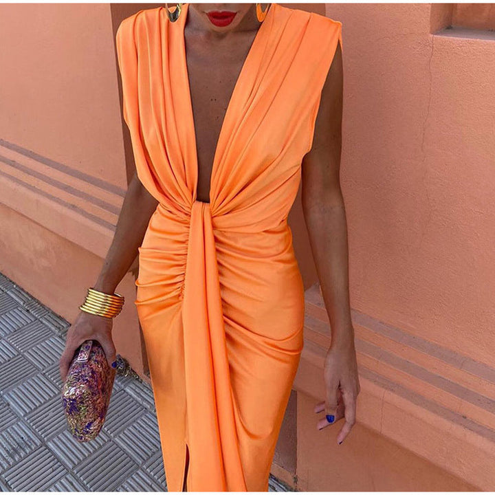 Leonora™ | Robe Élégante Décolletée