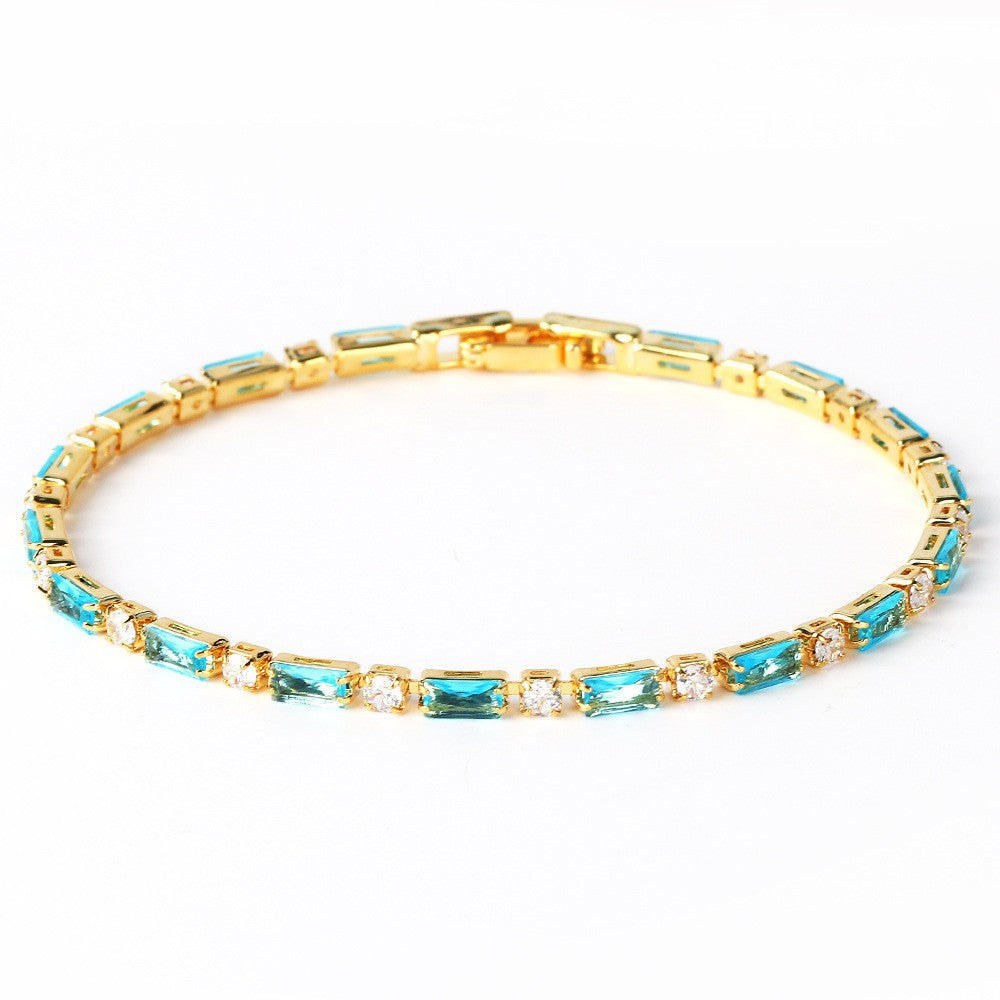 Naïm™ | Bracelet en turquoise naturelle et or