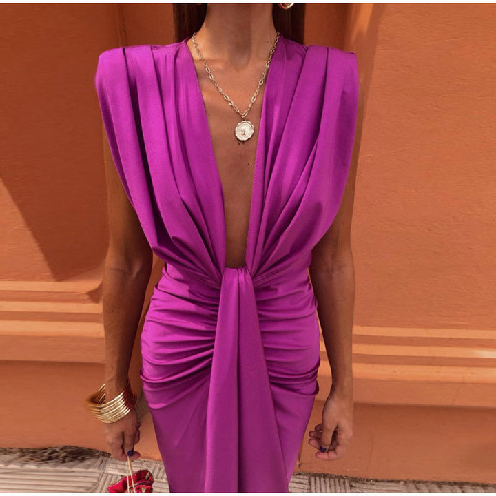 Leonora™ | Robe Élégante Décolletée