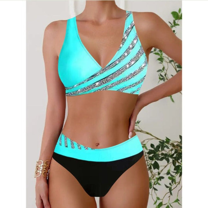 Zoë - Robe Top Halter Imprimée