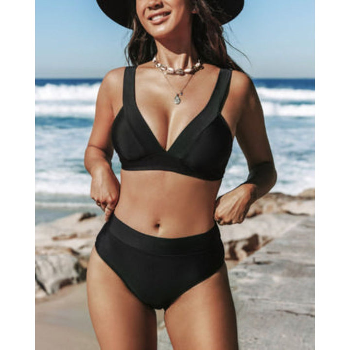 Noa™ | Maillot de bain taille haute uni