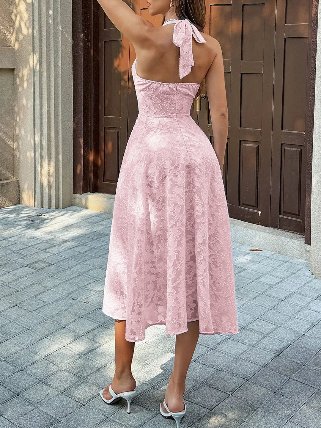 Robe à Lignes Pliées