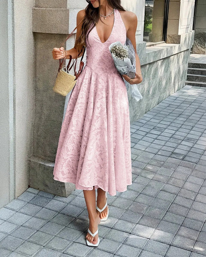 Robe à Lignes Pliées