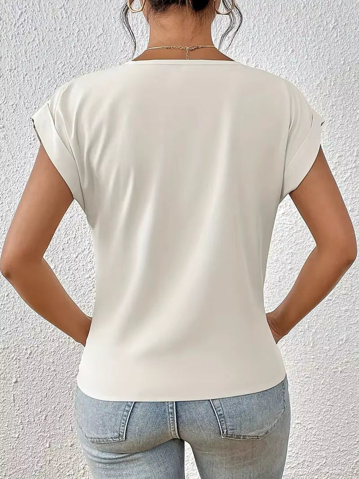 Gemma™ | Haut fluide drapé