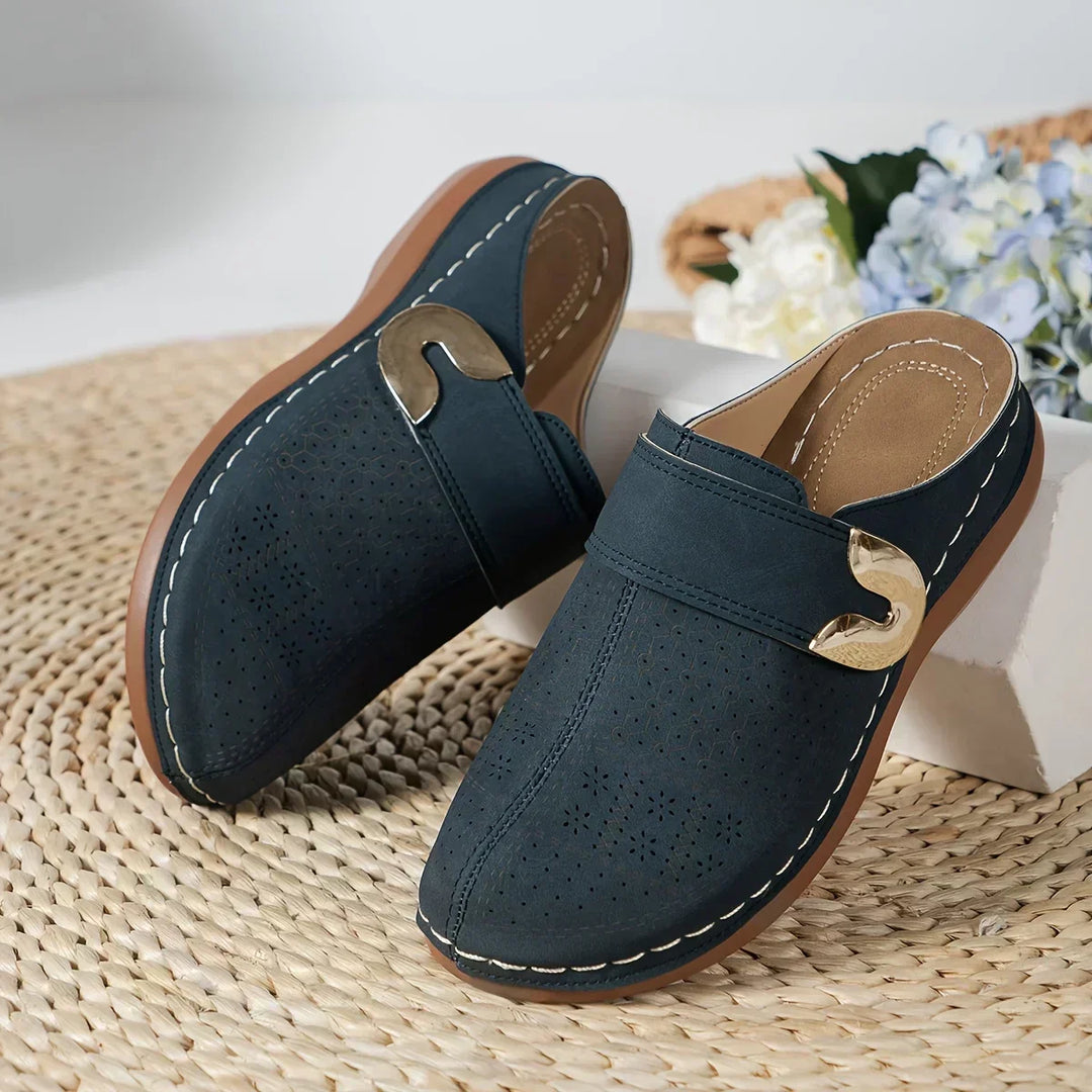 Marel - Sandales à talon compensé élégantes et confortables