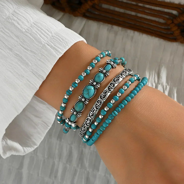 Kairi™ | Bracelet de perles turquoises style bohème