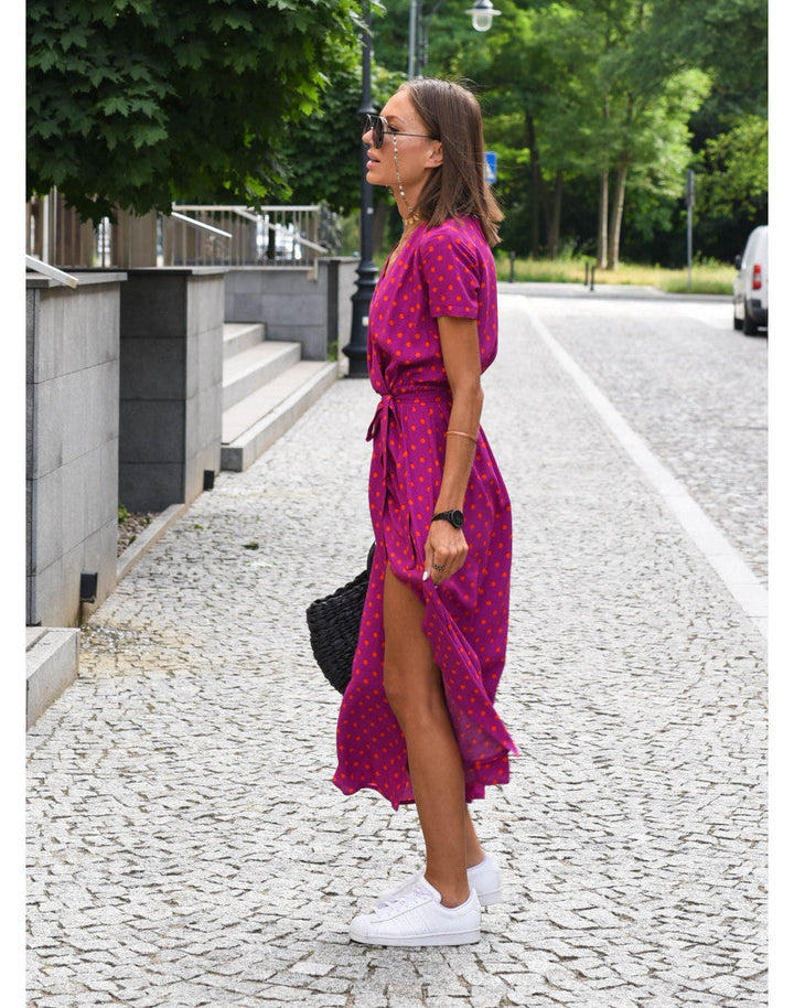Yasmine | Robe Élégante avec Décolleté en V