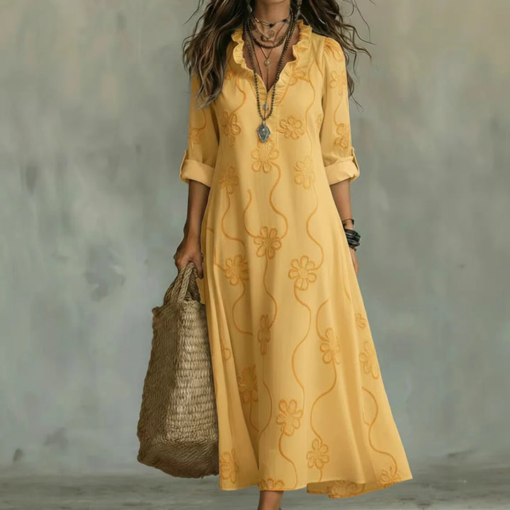 Sienna - Robe d'Été Longue à Fleurs