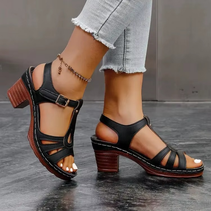 Veloura | Élégantes chaussures à talons ouverts de confort