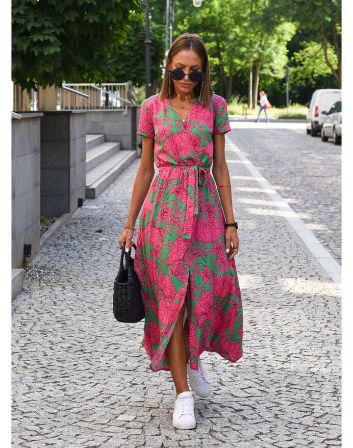 Yasmine | Robe Élégante avec Décolleté en V