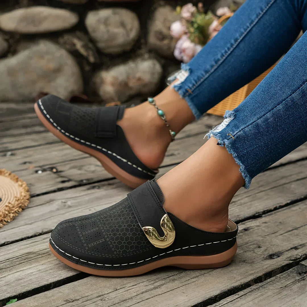 Marel - Sandales à talon compensé élégantes et confortables